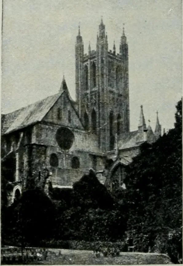 An illustration from Geschichte der Kunst in Grossbritannien und Irland, 1909, leaf 78