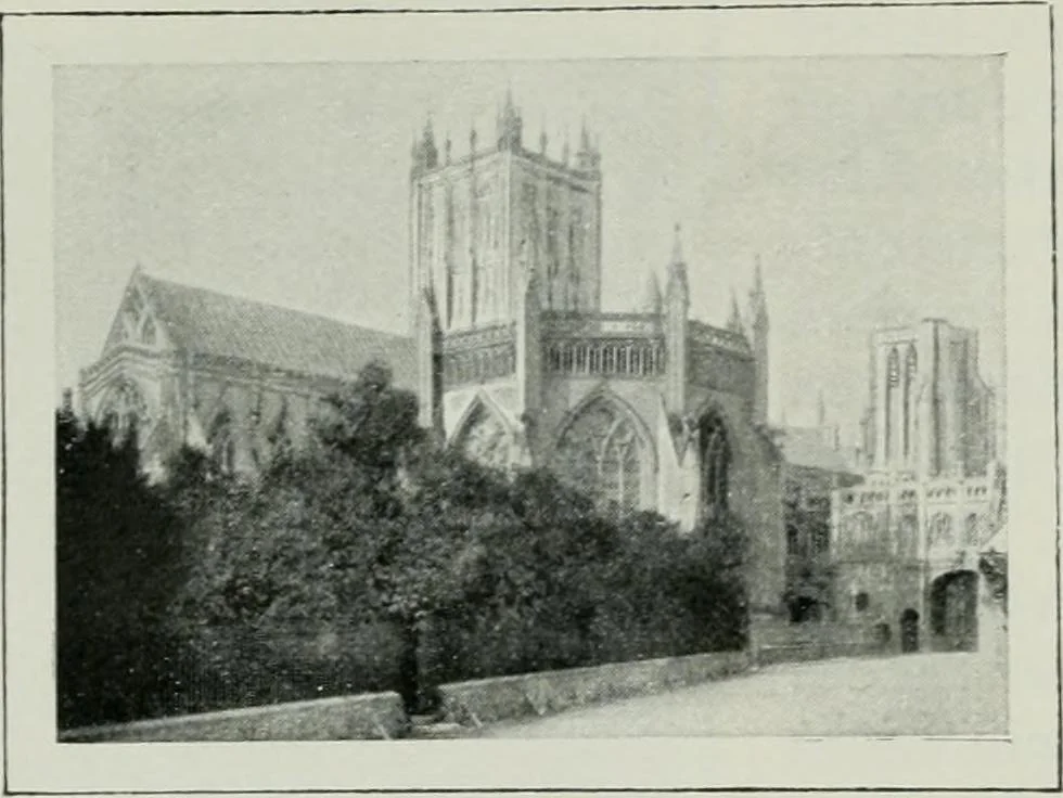 An illustration from Geschichte der Kunst in Grossbritannien und Irland, 1909, leaf 80