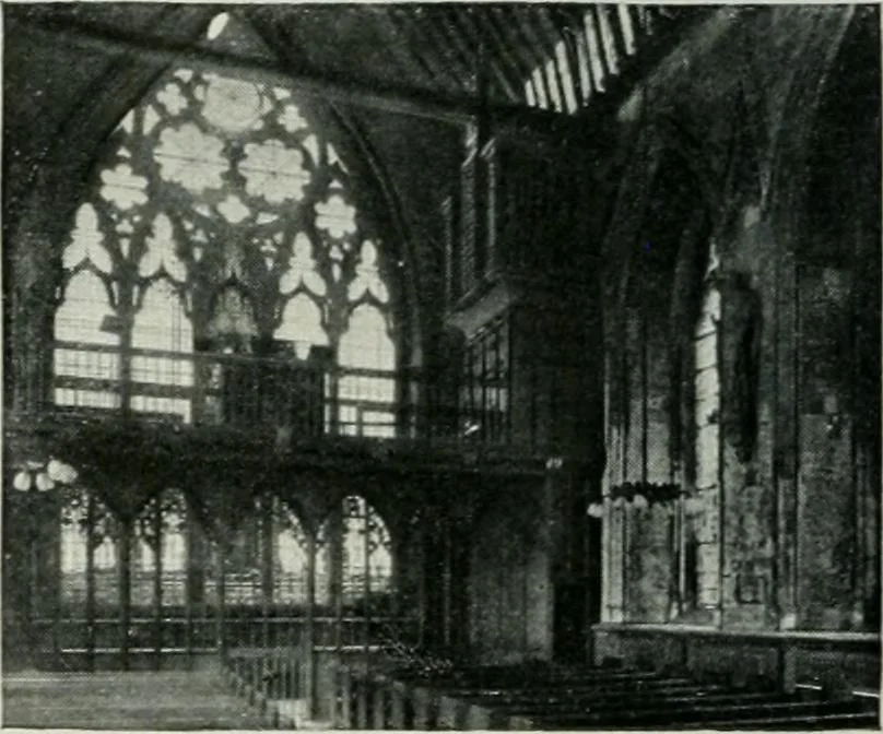 An illustration from Geschichte der Kunst in Grossbritannien und Irland, 1909, leaf 80
