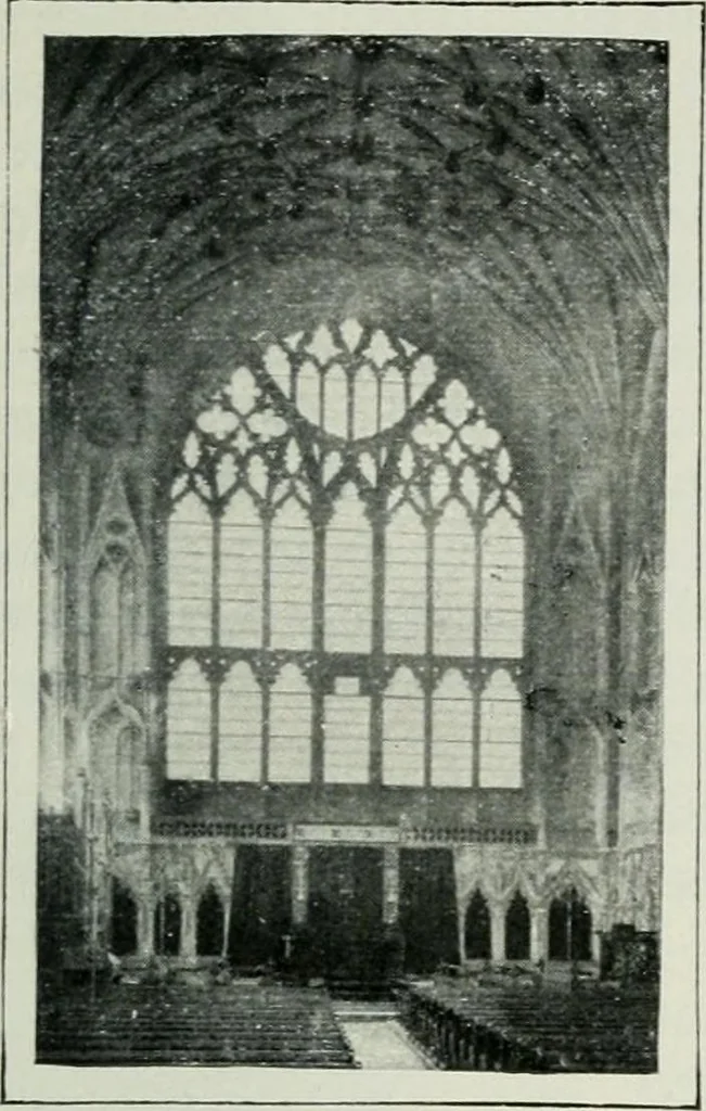 An illustration from Geschichte der Kunst in Grossbritannien und Irland, 1909, leaf 81