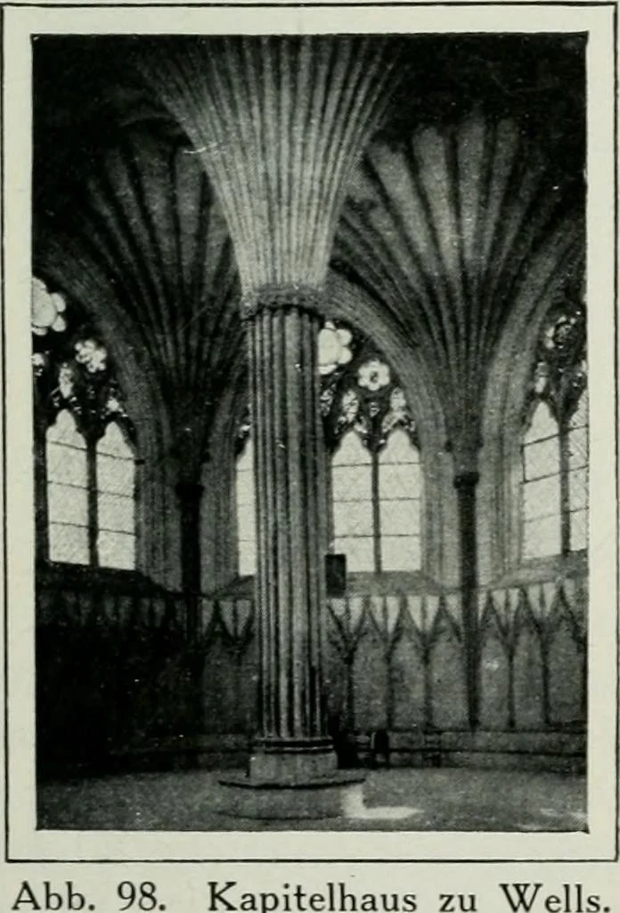 An illustration from Geschichte der Kunst in Grossbritannien und Irland, 1909, leaf 81