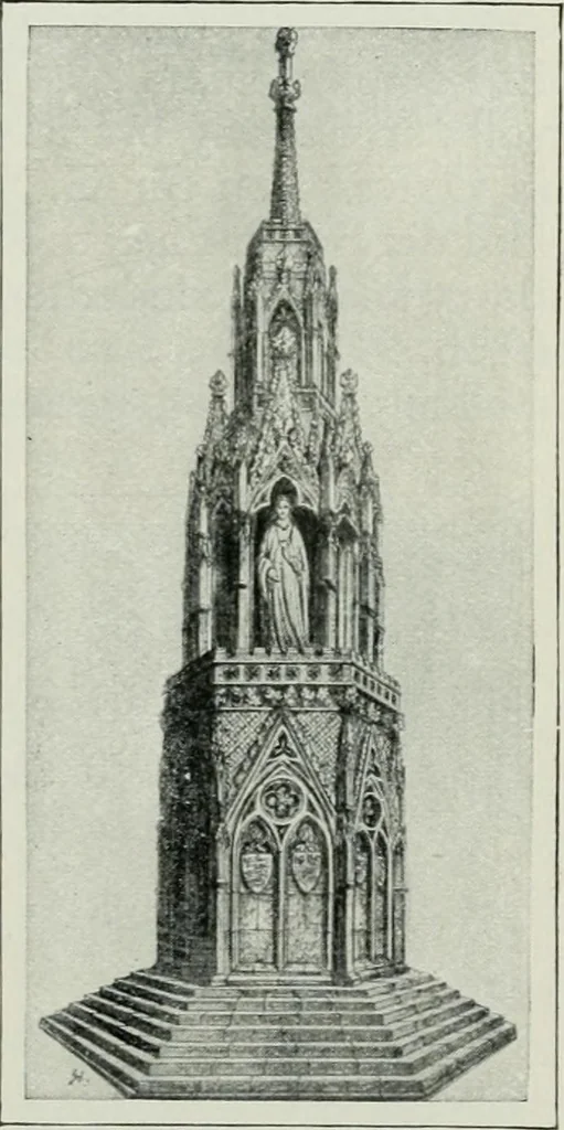 An illustration from Geschichte der Kunst in Grossbritannien und Irland, 1909, leaf 81