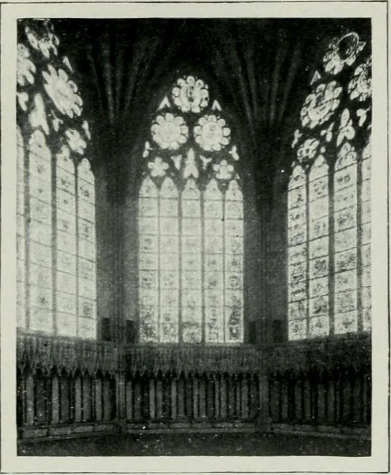 An illustration from Geschichte der Kunst in Grossbritannien und Irland, 1909, leaf 82