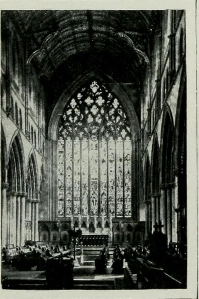 An illustration from Geschichte der Kunst in Grossbritannien und Irland, 1909, leaf 82