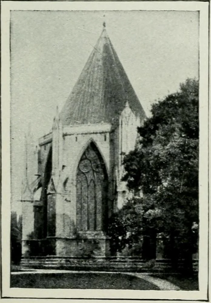 An illustration from Geschichte der Kunst in Grossbritannien und Irland, 1909, leaf 83