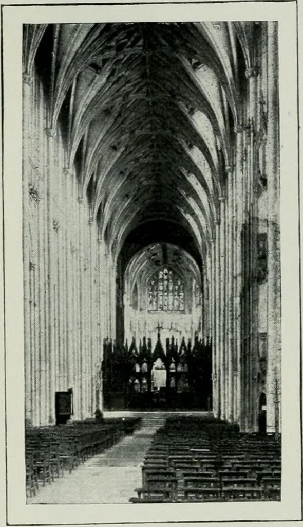 An illustration from Geschichte der Kunst in Grossbritannien und Irland, 1909, leaf 86