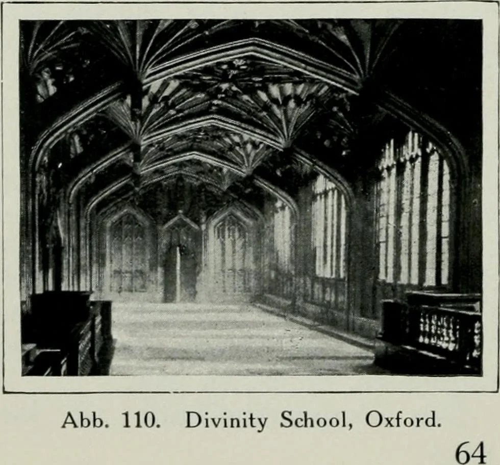 An illustration from Geschichte der Kunst in Grossbritannien und Irland, 1909, leaf 86