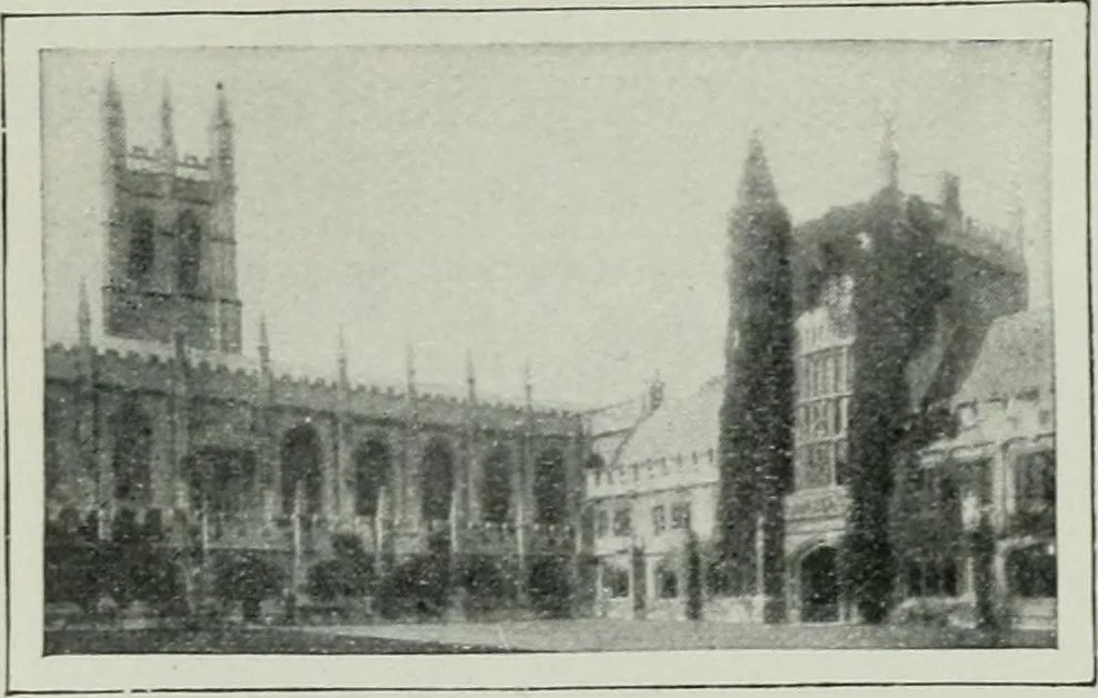 An illustration from Geschichte der Kunst in Grossbritannien und Irland, 1909, leaf 88