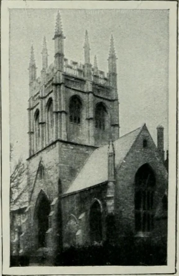 An illustration from Geschichte der Kunst in Grossbritannien und Irland, 1909, leaf 90