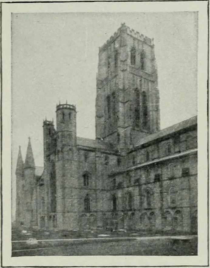 An illustration from Geschichte der Kunst in Grossbritannien und Irland, 1909, leaf 92
