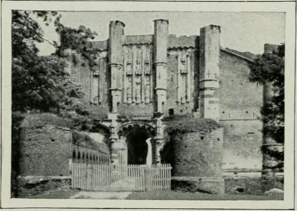 An illustration from Geschichte der Kunst in Grossbritannien und Irland, 1909, leaf 94