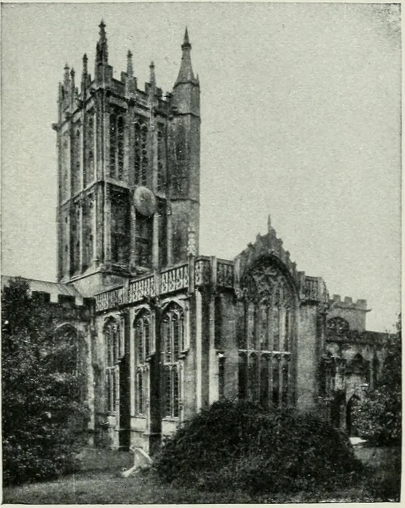 An illustration from Geschichte der Kunst in Grossbritannien und Irland, 1909, leaf 95