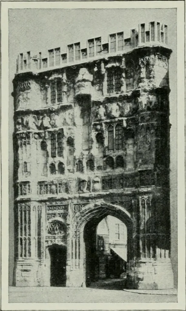 An illustration from Geschichte der Kunst in Grossbritannien und Irland, 1909, leaf 96