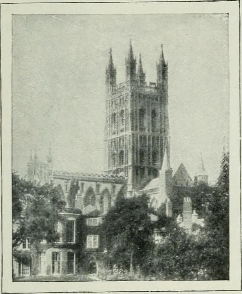 An illustration from Geschichte der Kunst in Grossbritannien und Irland, 1909, leaf 97