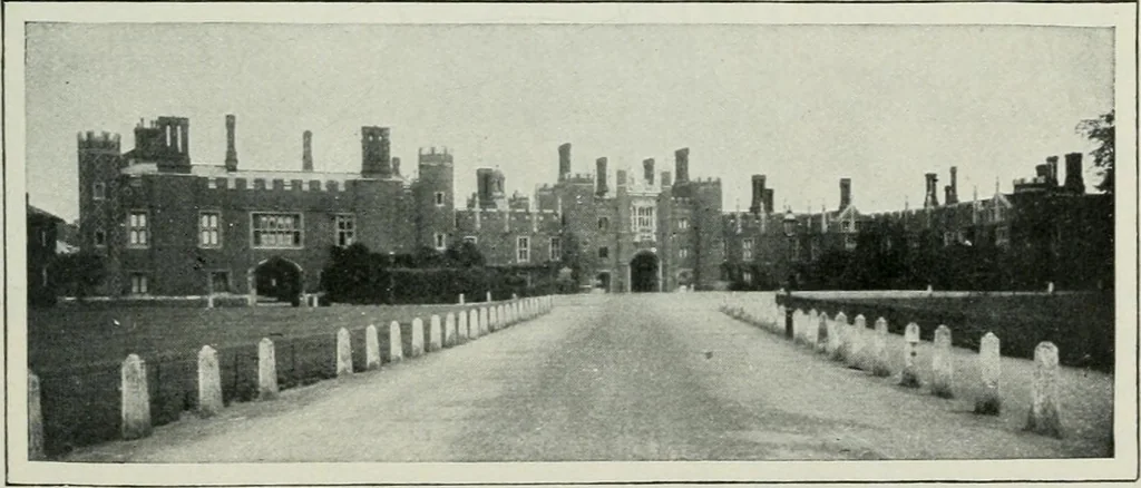 An illustration from Geschichte der Kunst in Grossbritannien und Irland, 1909, leaf 97