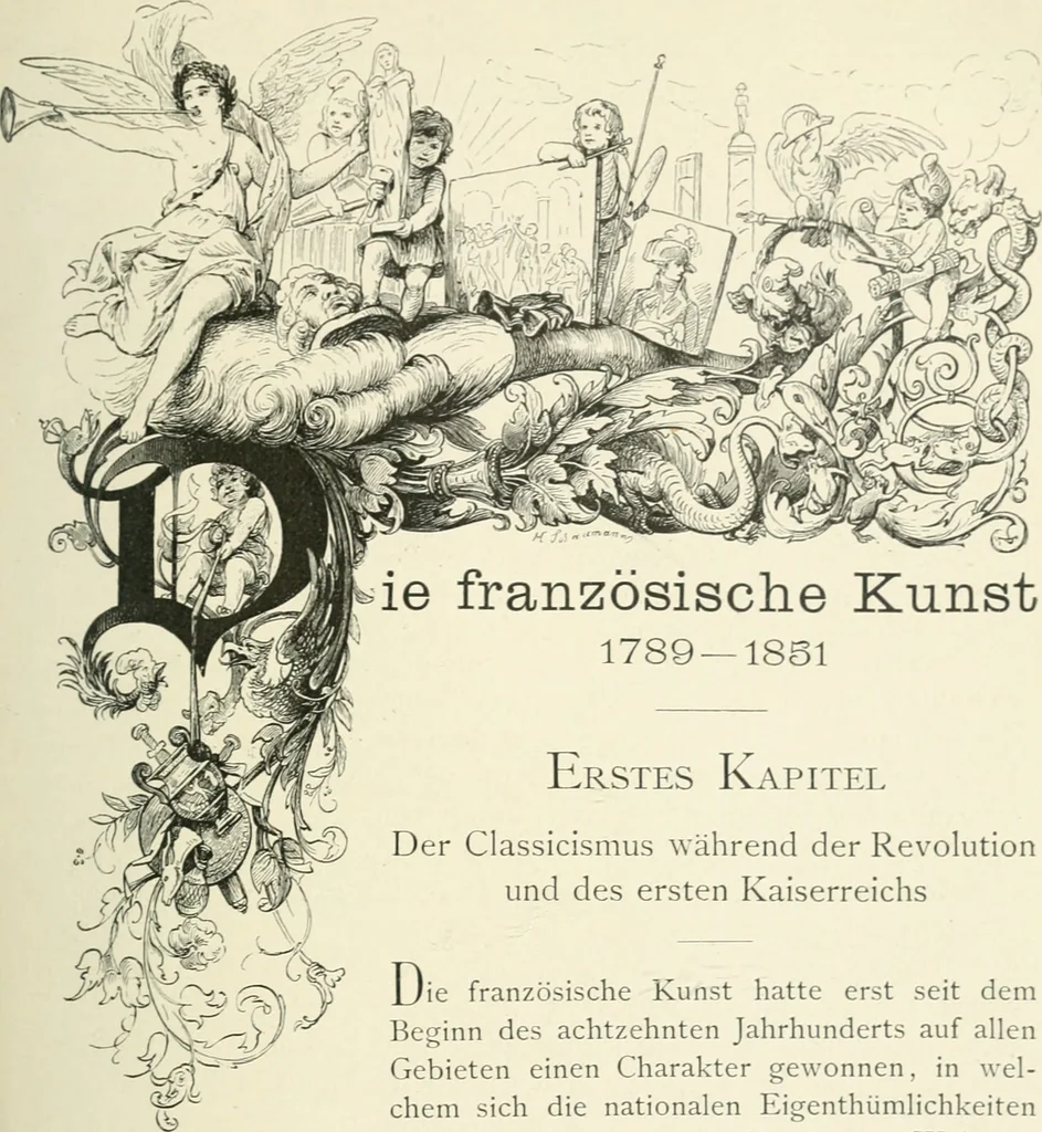 An illustration from Geschichte der modernen Kunst, 1889, leaf 10