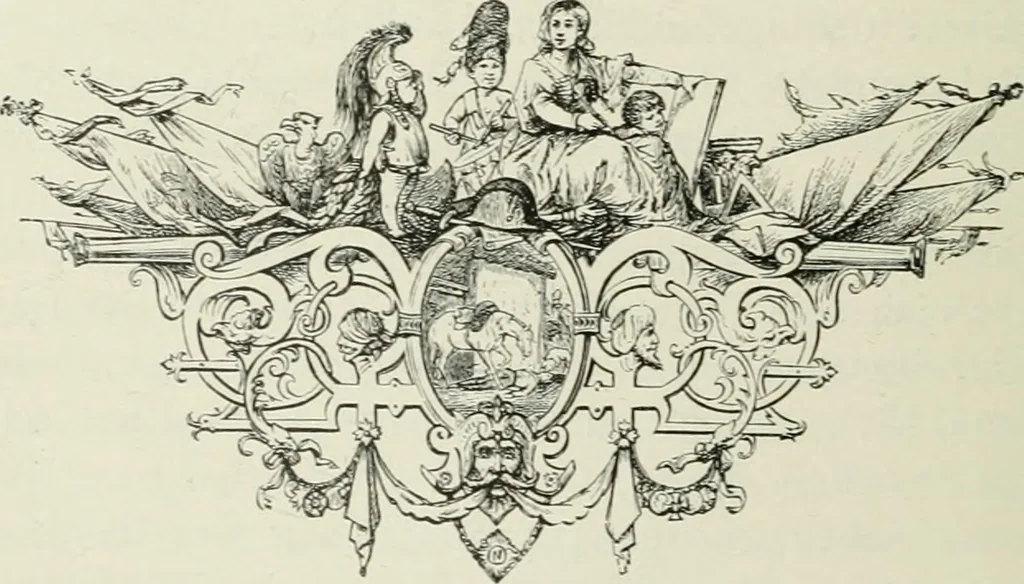An illustration from Geschichte der modernen Kunst, 1889, leaf 165