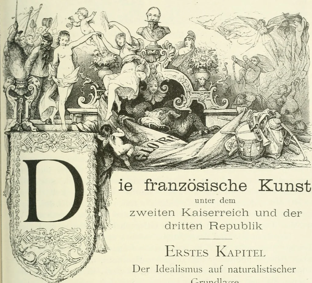 An illustration from Geschichte der modernen Kunst, 1889, leaf 168