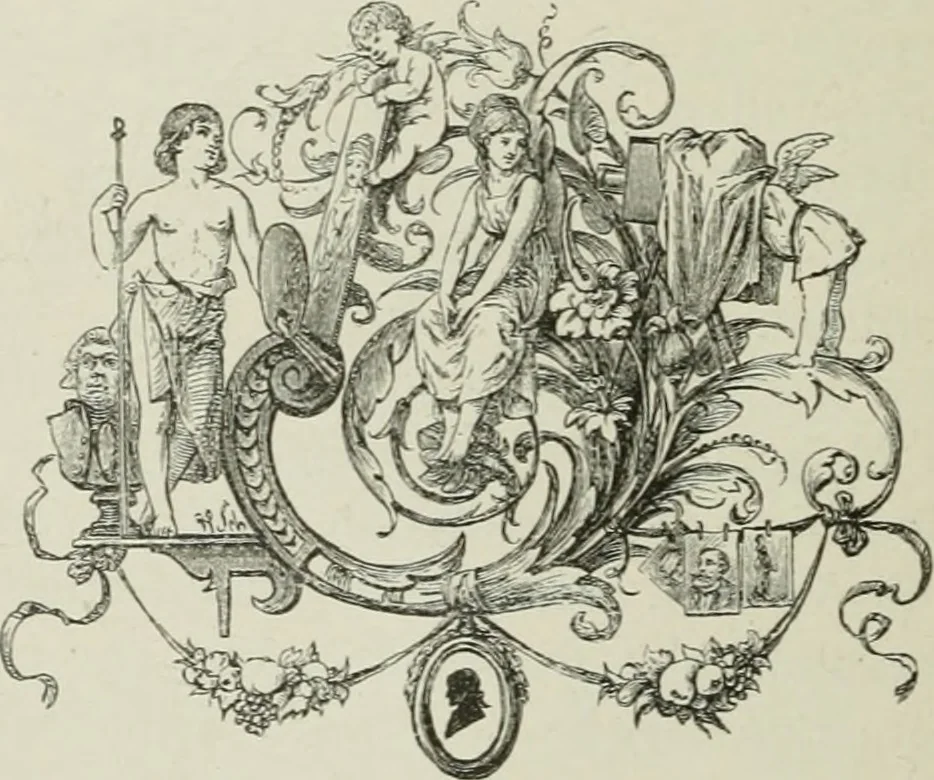 An illustration from Geschichte der modernen Kunst, 1889, leaf 383