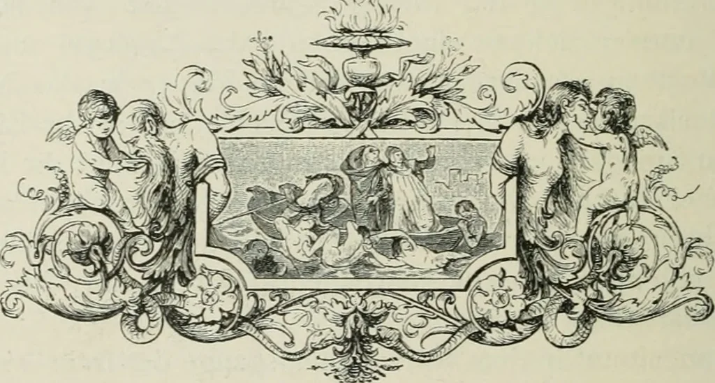 An illustration from Geschichte der modernen Kunst, 1889, leaf 49