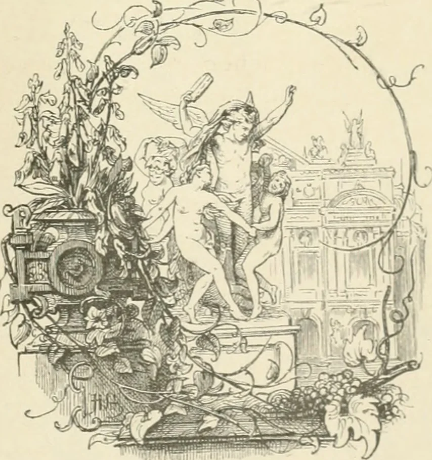 An illustration from Geschichte der modernen Kunst, 1889, leaf 490