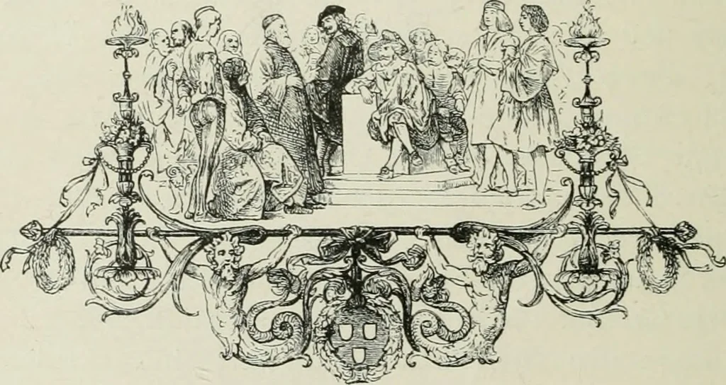 An illustration from Geschichte der modernen Kunst, 1889, leaf 85