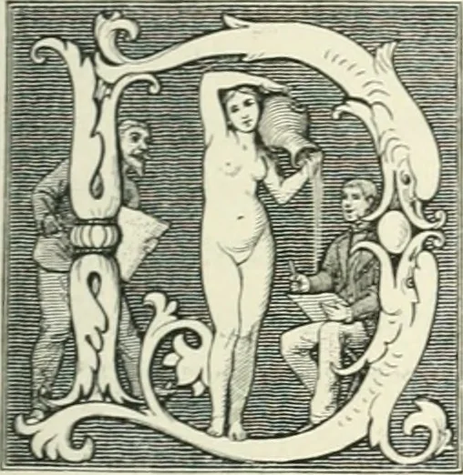 An illustration from Geschichte der modernen Kunst, 1889, leaf 86