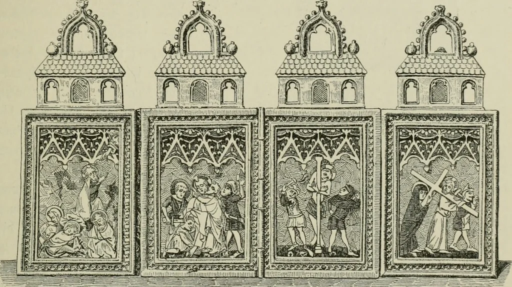An illustration from Geschichte des deutschen kunstgewerbes, 1888, leaf 100