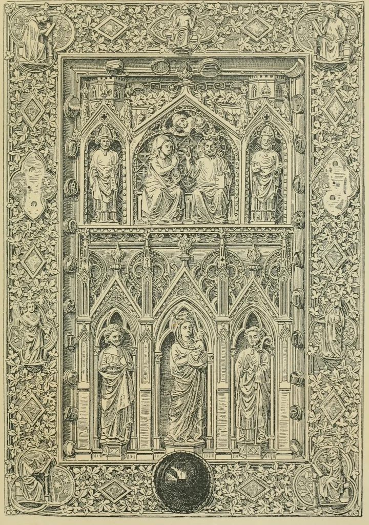 An illustration from Geschichte des deutschen kunstgewerbes, 1888, leaf 102