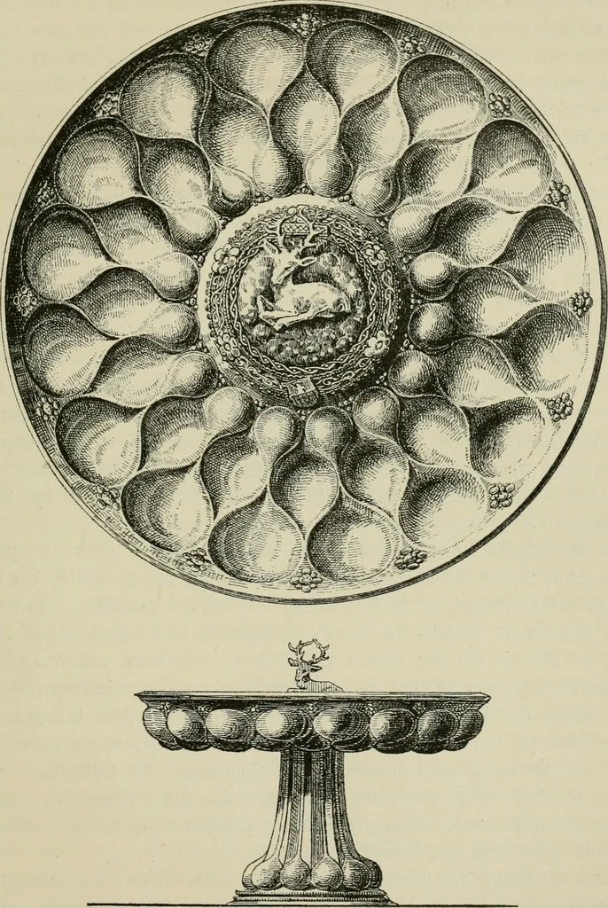 An illustration from Geschichte des deutschen kunstgewerbes, 1888, leaf 112