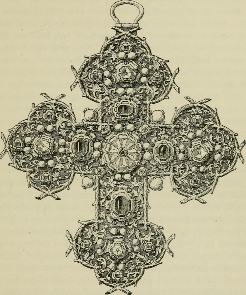 An illustration from Geschichte des deutschen kunstgewerbes, 1888, leaf 116