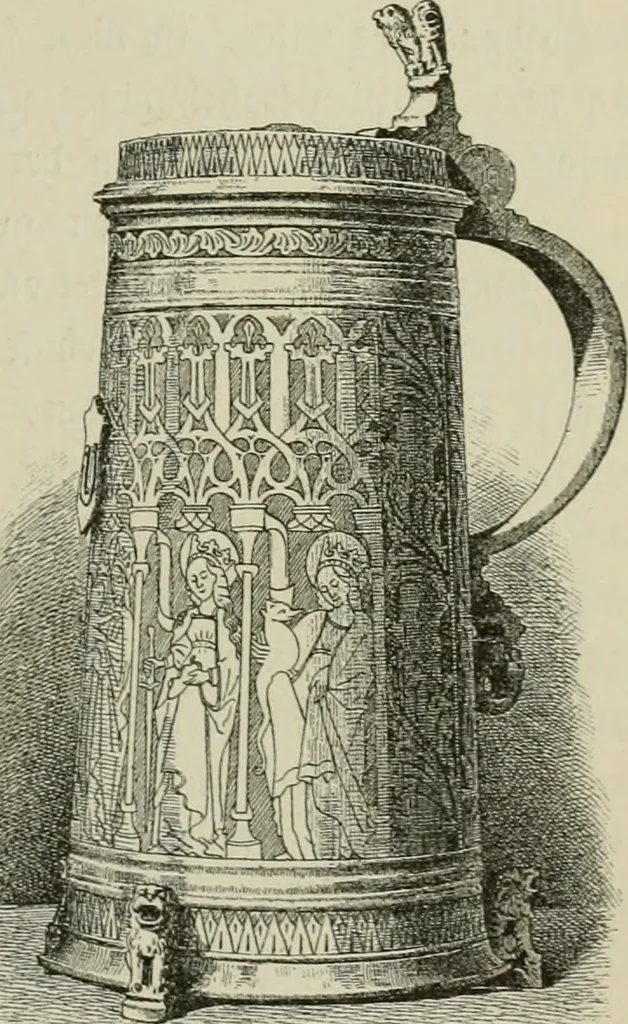 An illustration from Geschichte des deutschen kunstgewerbes, 1888, leaf 122