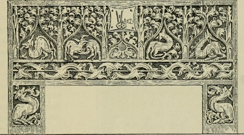 An illustration from Geschichte des deutschen kunstgewerbes, 1888, leaf 128