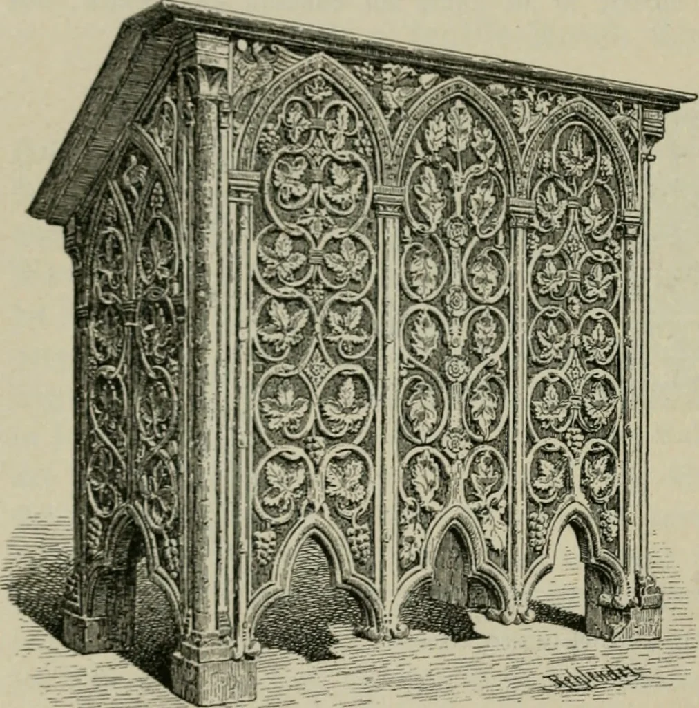 An illustration from Geschichte des deutschen kunstgewerbes, 1888, leaf 129