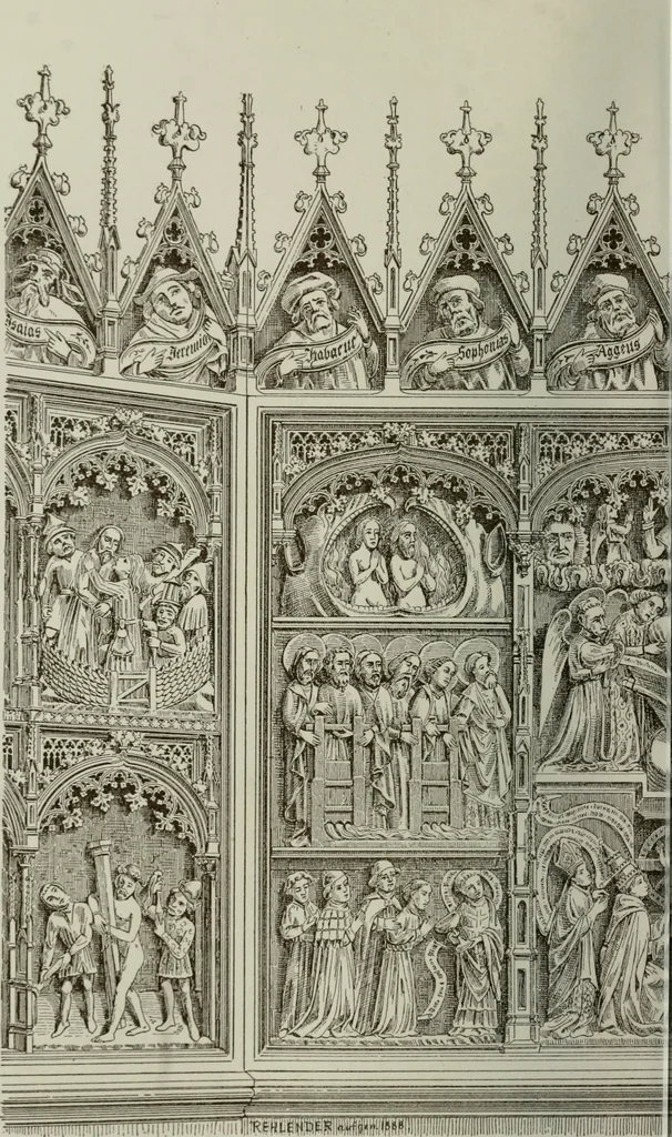 An illustration from Geschichte des deutschen kunstgewerbes, 1888, leaf 131