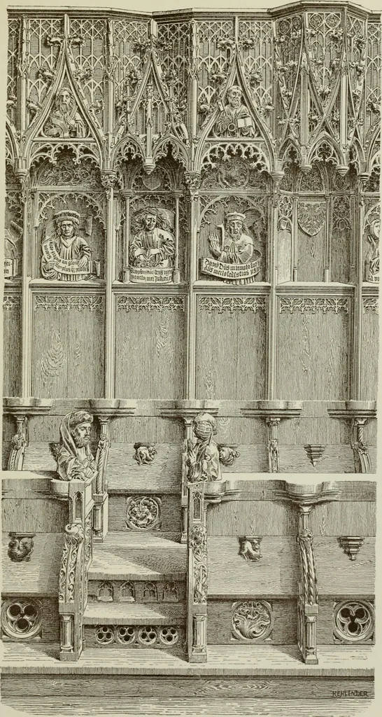 An illustration from Geschichte des deutschen kunstgewerbes, 1888, leaf 136