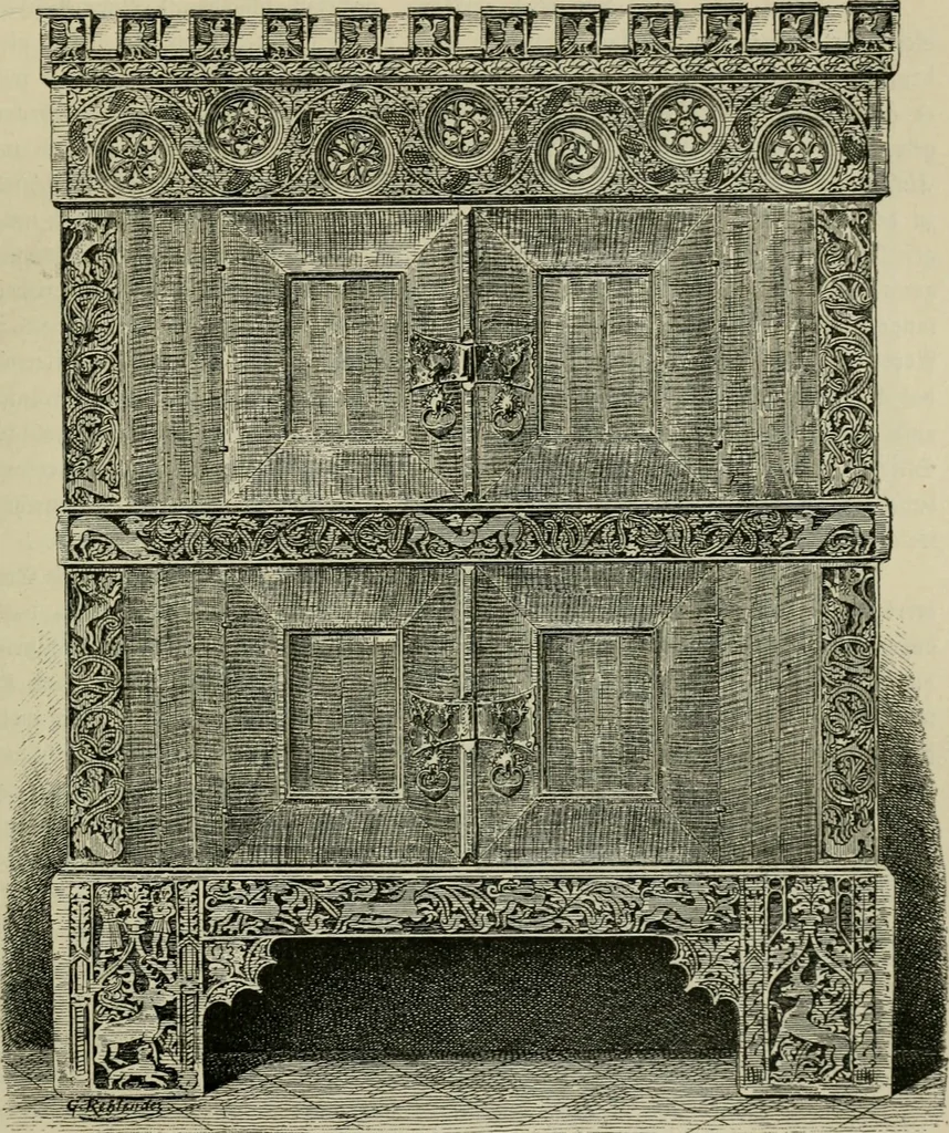 An illustration from Geschichte des deutschen kunstgewerbes, 1888, leaf 138