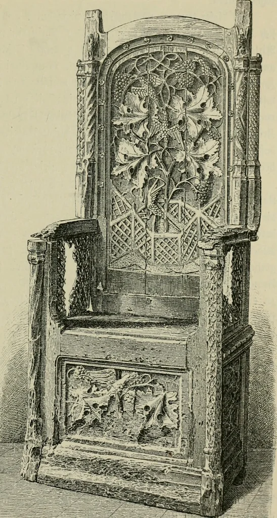 An illustration from Geschichte des deutschen kunstgewerbes, 1888, leaf 140