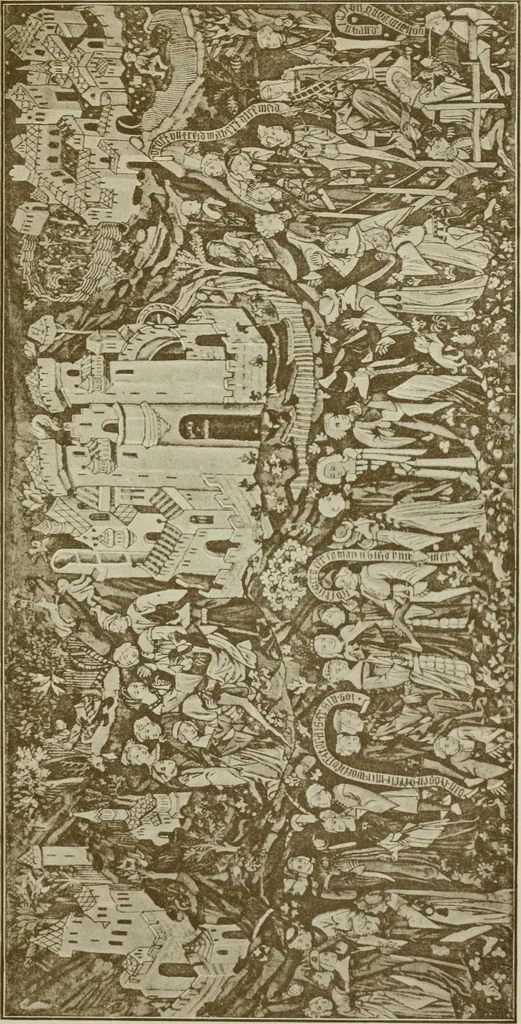 An illustration from Geschichte des deutschen kunstgewerbes, 1888, leaf 148