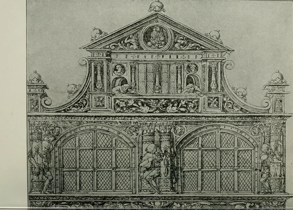 An illustration from Geschichte des deutschen kunstgewerbes, 1888, leaf 171