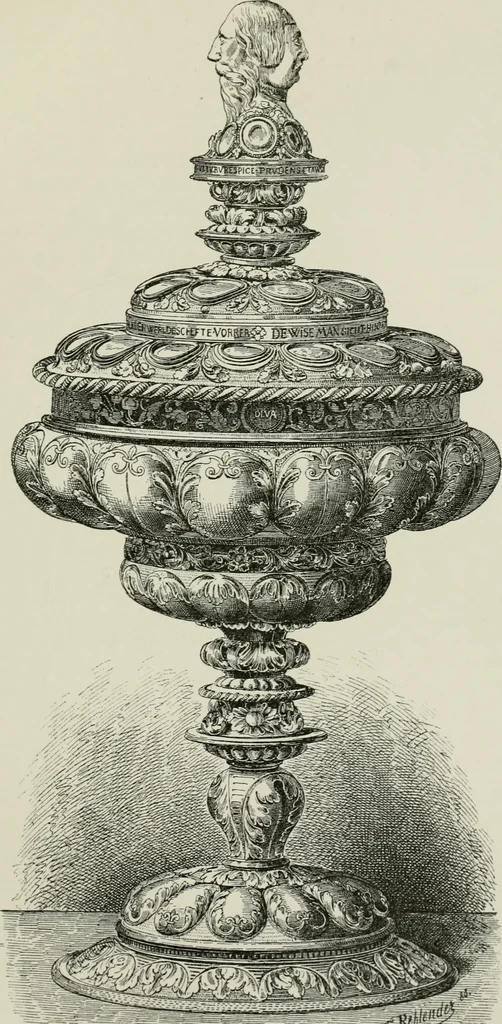 An illustration from Geschichte des deutschen kunstgewerbes, 1888, leaf 190