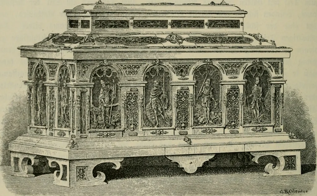 An illustration from Geschichte des deutschen kunstgewerbes, 1888, leaf 193