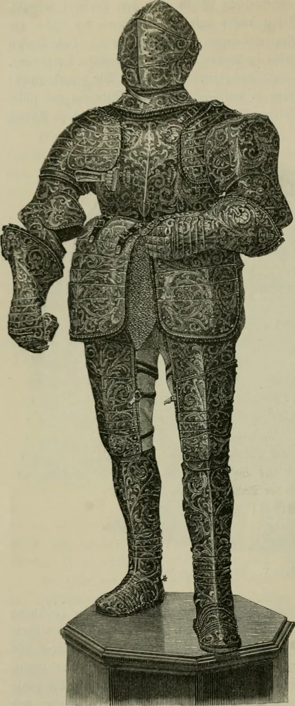 An illustration from Geschichte des deutschen kunstgewerbes, 1888, leaf 203