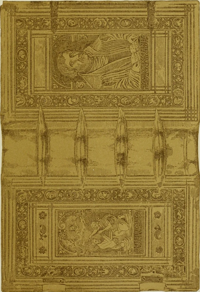 An illustration from Geschichte des deutschen kunstgewerbes, 1888, leaf 222