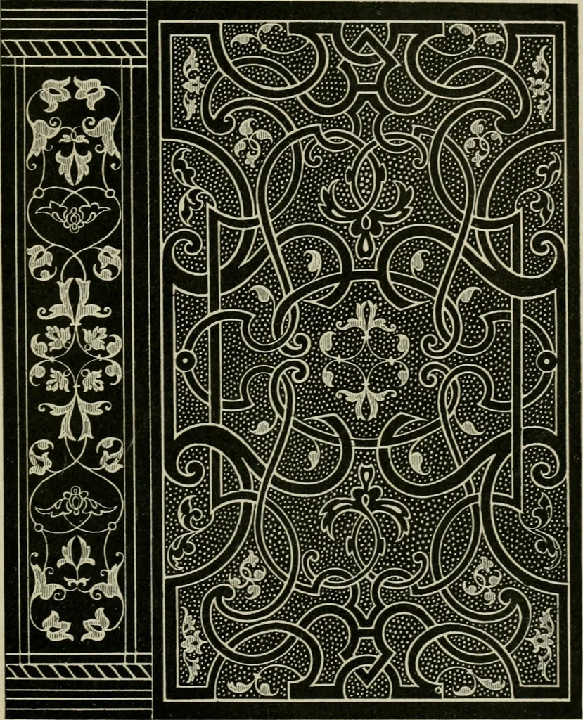 An illustration from Geschichte des deutschen kunstgewerbes, 1888, leaf 224