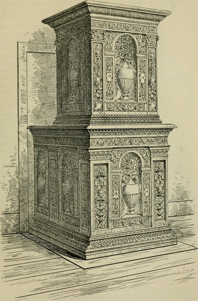 An illustration from Geschichte des deutschen kunstgewerbes, 1888, leaf 230
