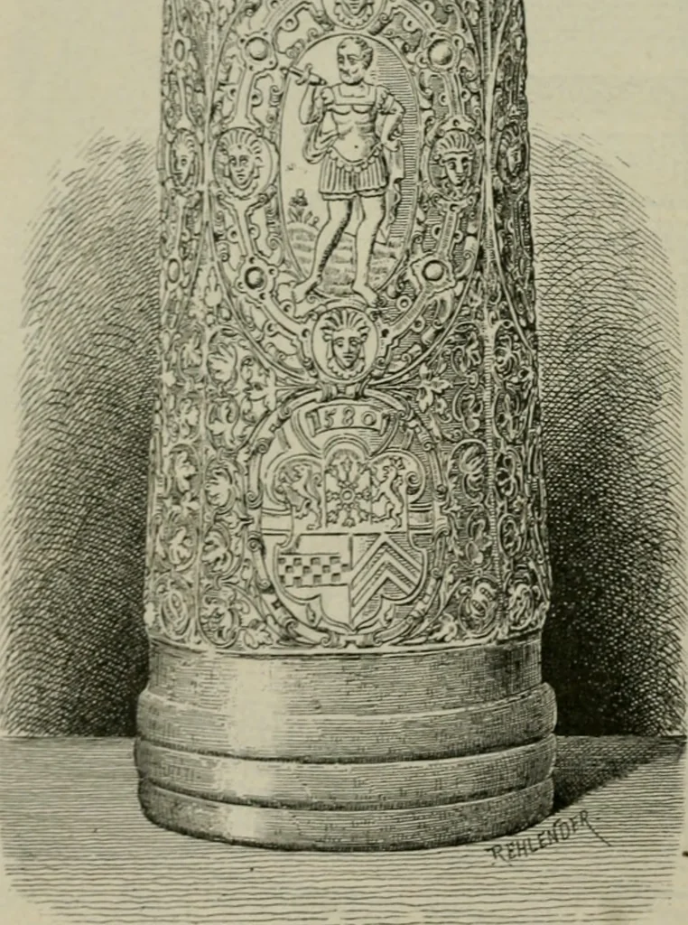 An illustration from Geschichte des deutschen kunstgewerbes, 1888, leaf 231