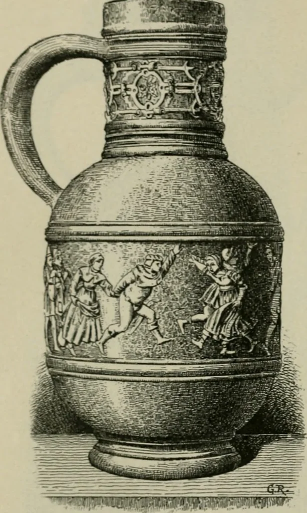 An illustration from Geschichte des deutschen kunstgewerbes, 1888, leaf 233