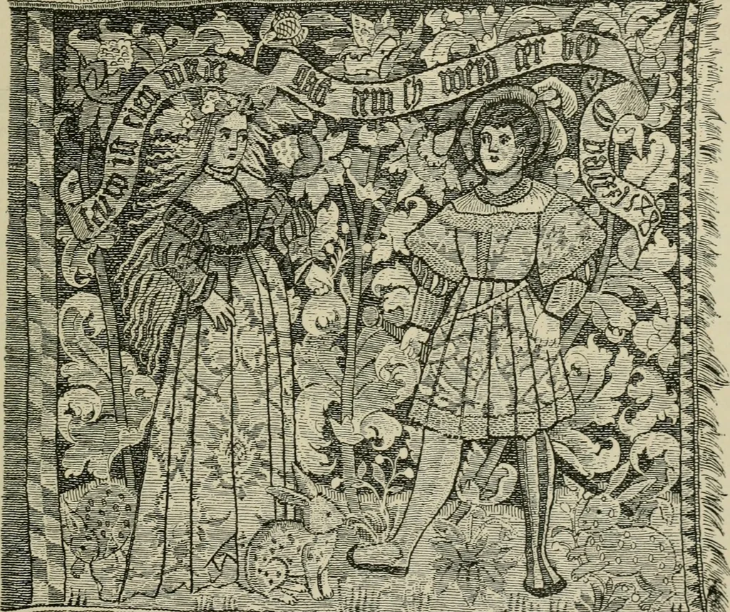 An illustration from Geschichte des deutschen kunstgewerbes, 1888, leaf 244