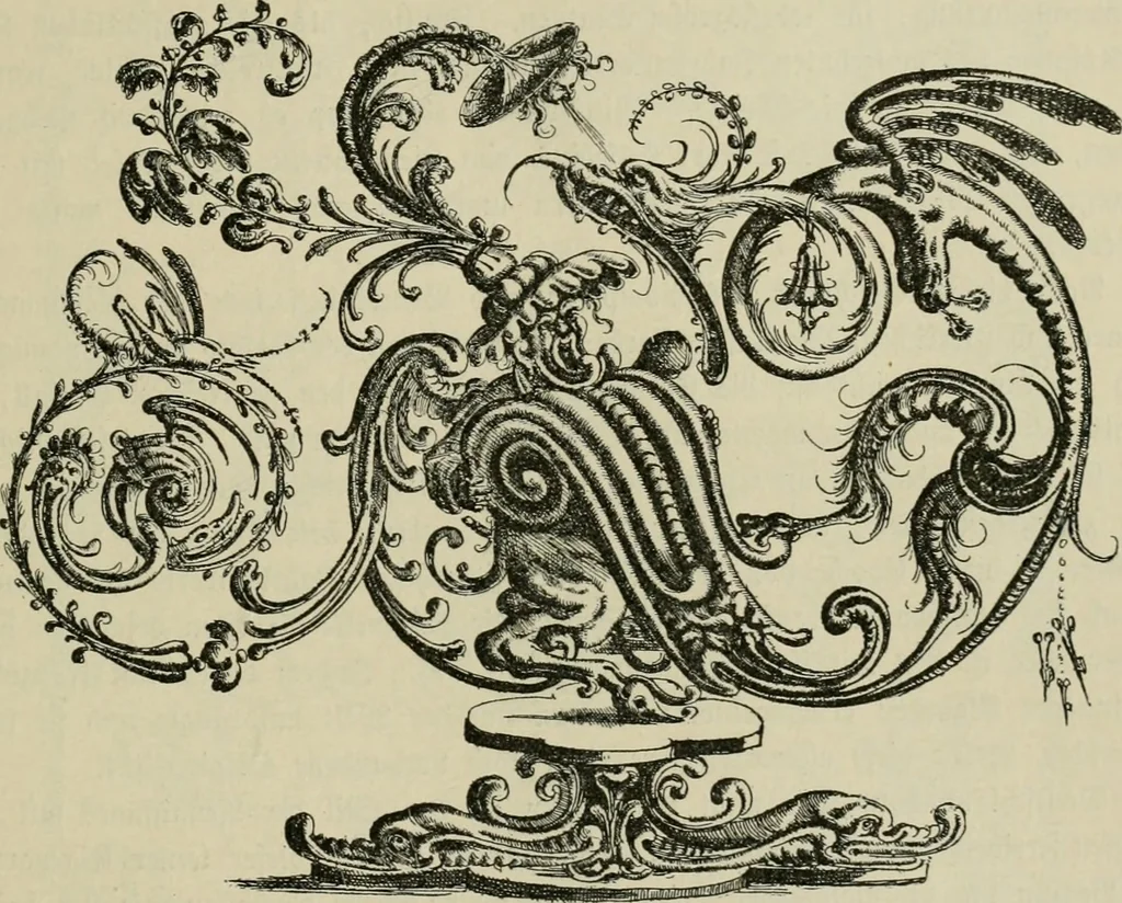 An illustration from Geschichte des deutschen kunstgewerbes, 1888, leaf 248
